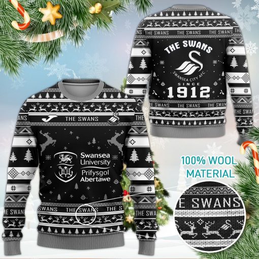 Swansea City AFC 3D Ugly Christmas Sweater