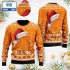 Texas Longhorns NCAA Santa Claus Hat Ho Ho Ho 3D Custom Name Ugly Christmas Sweater