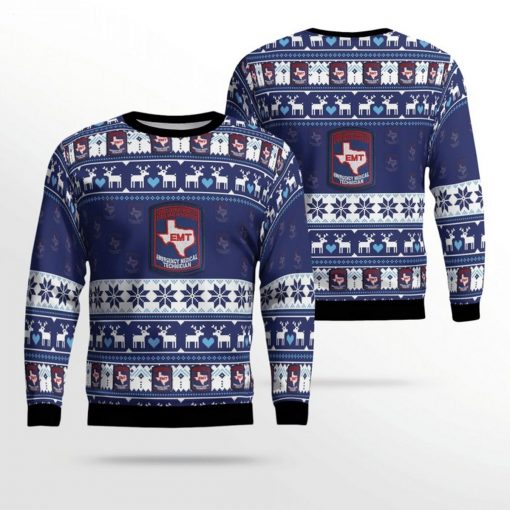 Texas Emt Ugly Christmas Sweater