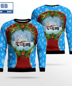 texas houston fire department ems ambulance ugly christmas sweater 3 MMFUh