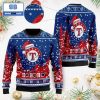 Tampa Bay Rays Santa Claus Hat Ho Ho Ho 3D Custom Name Ugly Christmas Sweater