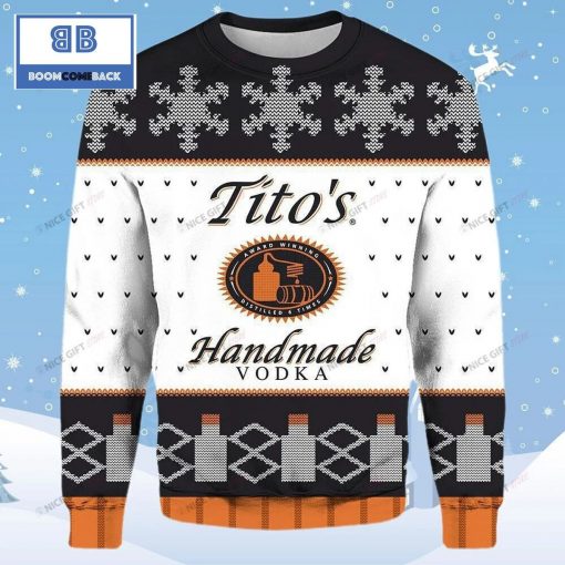 Tito’s Handmade Vodka Christmas 3D Sweater