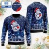 Texas Rangers Santa Claus Hat Ho Ho Ho 3D Custom Name Ugly Christmas Sweater