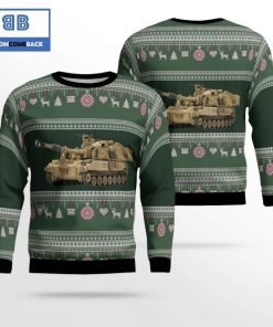 us army m109a6 paladin self propelled howitzer ugly christmas sweater 2 33AqB