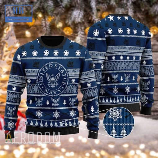US Navy Ver 2 Ugly Christmas Sweater