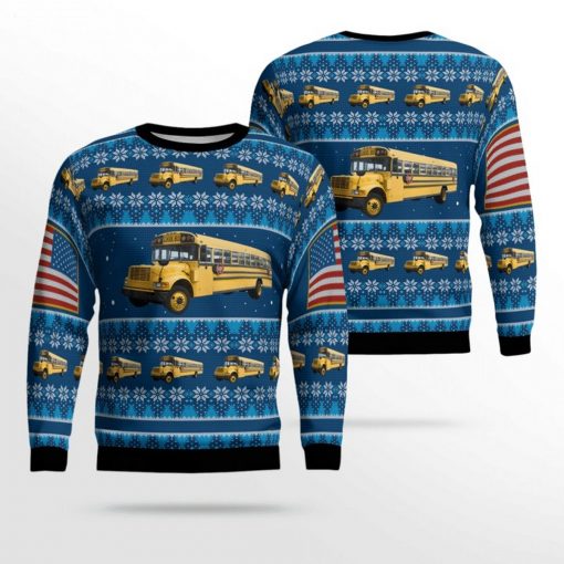 US School Bus Driver Ugly Christmas Sweater