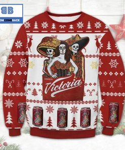 victoria cerveza all printed ugly christmas sweater sweatshirt 3 iy4fX