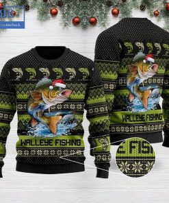 Walleye Fishing Ugly Christmas Sweater