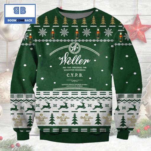 Weller Whiskey Christmas 3D Sweater
