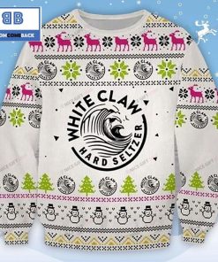white claw hard seltzer beer christmas 3d sweater 3 TWqBc
