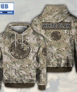 White Claw Hard Seltzer Camouflage 3D Hoodie