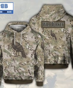 wild turkey camouflage 3d hoodie 3 QOcZu