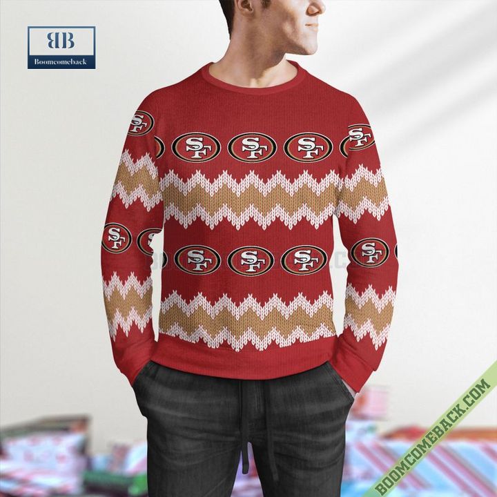 San Francisco 49ers Christmas Knitted Sweater