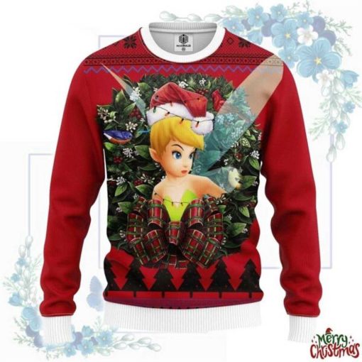 Tinker Bell Christmas Circle Ugly Christmas Sweater
