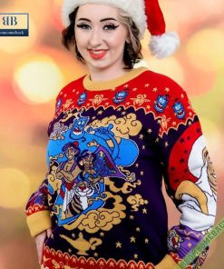 Aladdin Christmas Wishes 3D Ugly Sweater Gift For Adult And Kid
