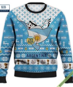 argentina world cup 2022 mascot ugly christmas sweater hoodie t shirt 3 kPruf