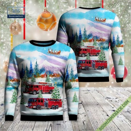 Arkansas, Fayetteville Fire Department Ugly Christmas Sweater
