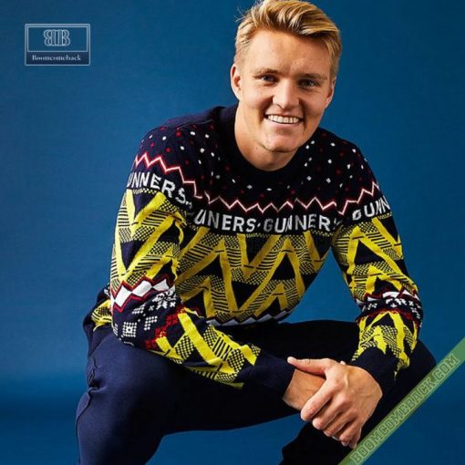 Arsenal Martin Odegaard Ugly Christmas Sweater Jumper
