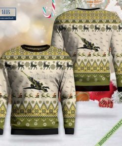 Australian Army M777 155mm Towed Howitzer Ugly Christmas Sweater