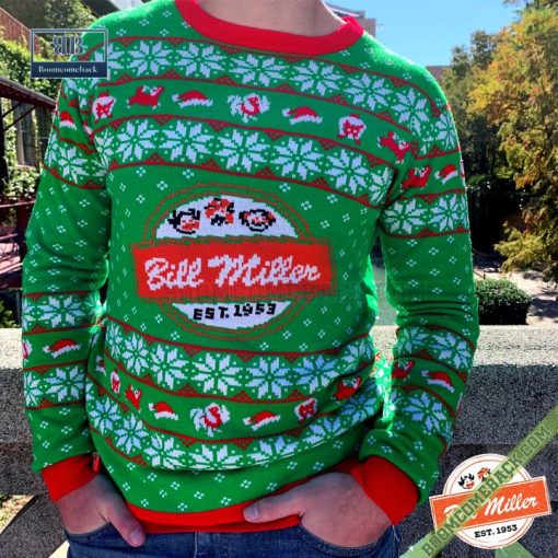 Bill Miller EST 1953 Ugly Christmas Sweater