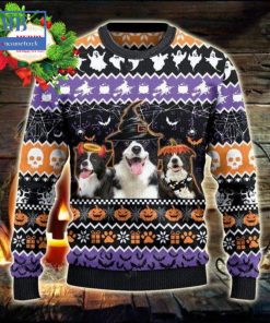 border collie halloween night ugly christmas sweater 3 Y9CA4