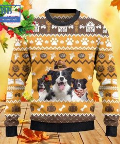 border collie thanksgiving gift ugly christmas sweater 3 1oKTY