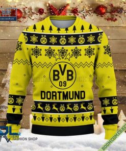 Borussia Dortmund Xmas Sweatshirt Ugly Christmas Sweater