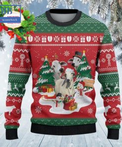 brahman christmas tree snowman ugly christmas sweater 3 jZhdP