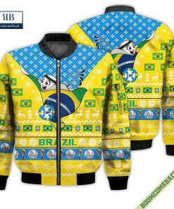brazil world cup 2022 mascot ugly christmas sweater hoodie t shirt 13 sVfId