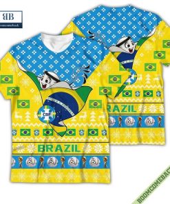 brazil world cup 2022 mascot ugly christmas sweater hoodie t shirt 17 1tCNy