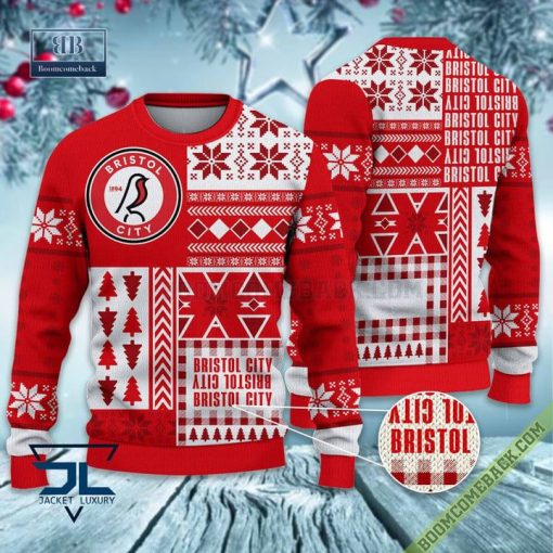 Bristol City Ugly Christmas Sweater, Christmas Jumper