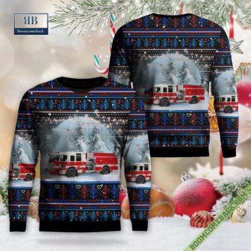 Bristol Fire Department Ugly Christmas Sweater