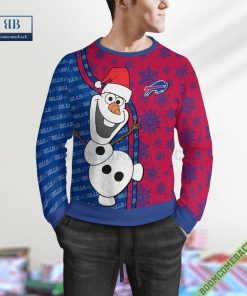 Buffalo Bills Olaf Christmas Ugly Sweater