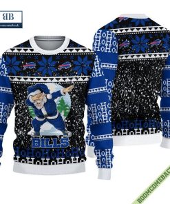 Buffalo Bills Santa Claus Hohoho Ugly Christmas Sweater