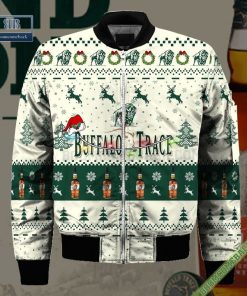 buffalo trace santa hat christmas ugly christmas sweater hoodie zip hoodie bomber jacket 4 6FBo1
