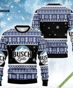 Busch Latte Snowflake Christmas Ugly Sweater