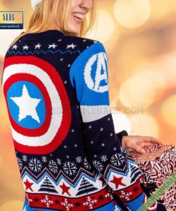 Captain America Uniform Cosplay Ugly Christmas Sweater