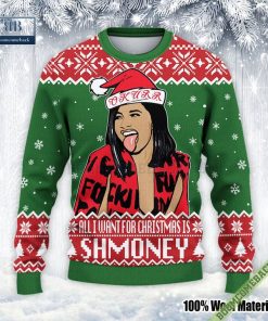 cardi b all i want for christmas is shmoney ugly sweater 3 e9VCE