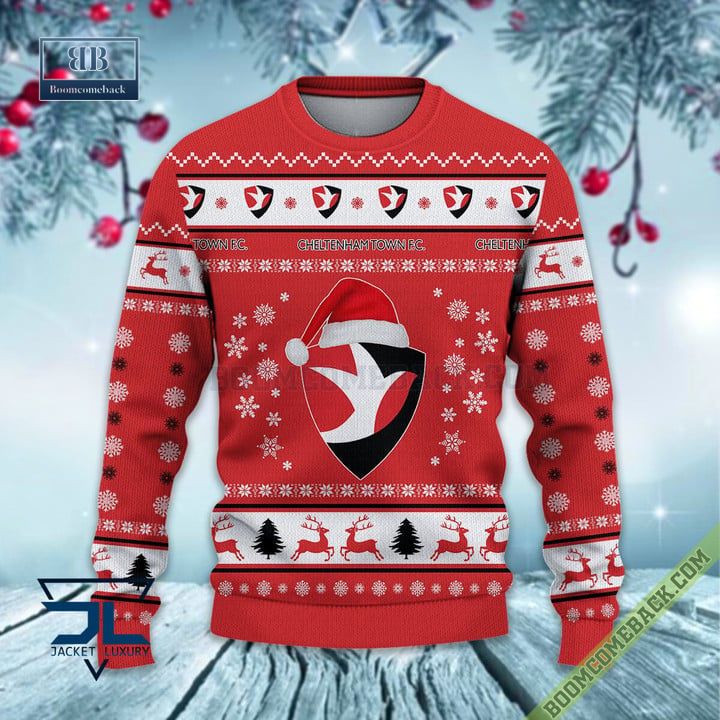 Cheltenham Town FC Trending Ugly Christmas Sweater