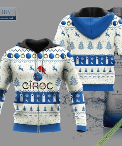 ciroc santa hat christmas ugly christmas sweater hoodie zip hoodie bomber jacket 3 KVui4