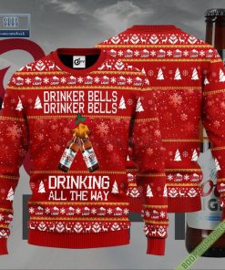 Coors Light Drinker Bells Drinker Bells Drinking All The Way Ugly Christmas Sweater