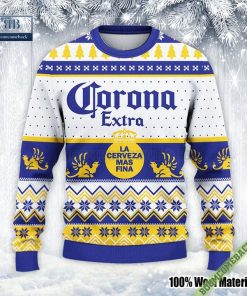corona extra beer lover white christmas sweater 3 qYm3H