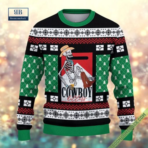 Cowboy Killer Graphic 3D Ugly Sweater