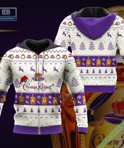 crown royal santa hat christmas ugly christmas sweater hoodie zip hoodie bomber jacket 3 aMnsA