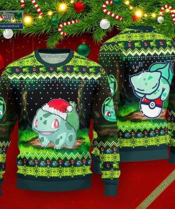 Cute Bulbasaur Pokemon Ugly Christmas Sweater