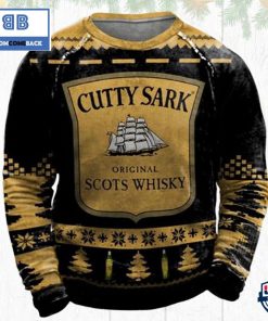 cutty sark whisky ugly christmas sweater 3 jkpoH