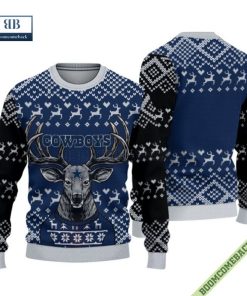 Dallas Cowboys Christmas Reindeer Sweater Jumper