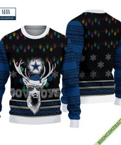 Dallas Cowboys Led Light Christmas Ugly Sweater