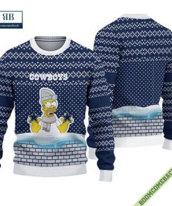 Dallas Cowboys Simpson Ugly Christmas Sweater