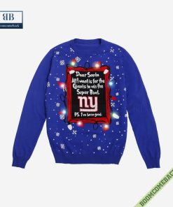 dear santa new york giants win the super bowl ugly christmas sweater 5 Wfgnd